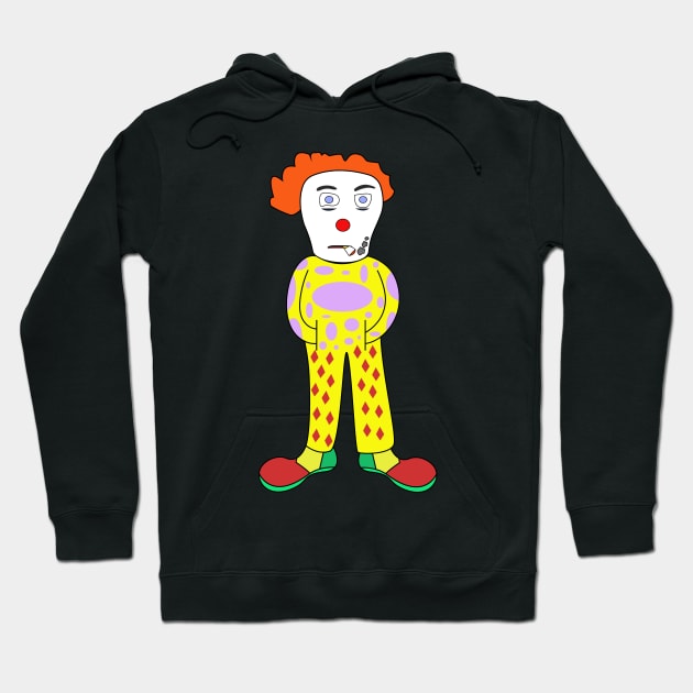 Tired clown Hoodie by InskiyStyle